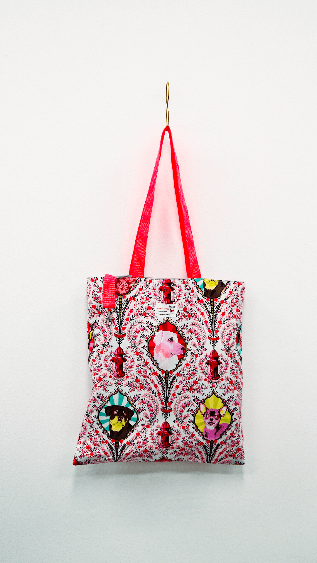 Bolso tote bag con estampado canino - Colección dog lover 1