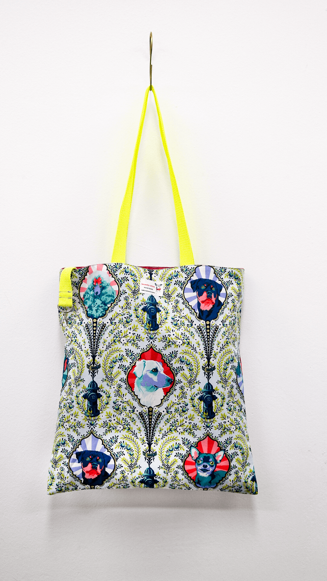 Bolso tote bag con estampado canino - Colección dog lover 4