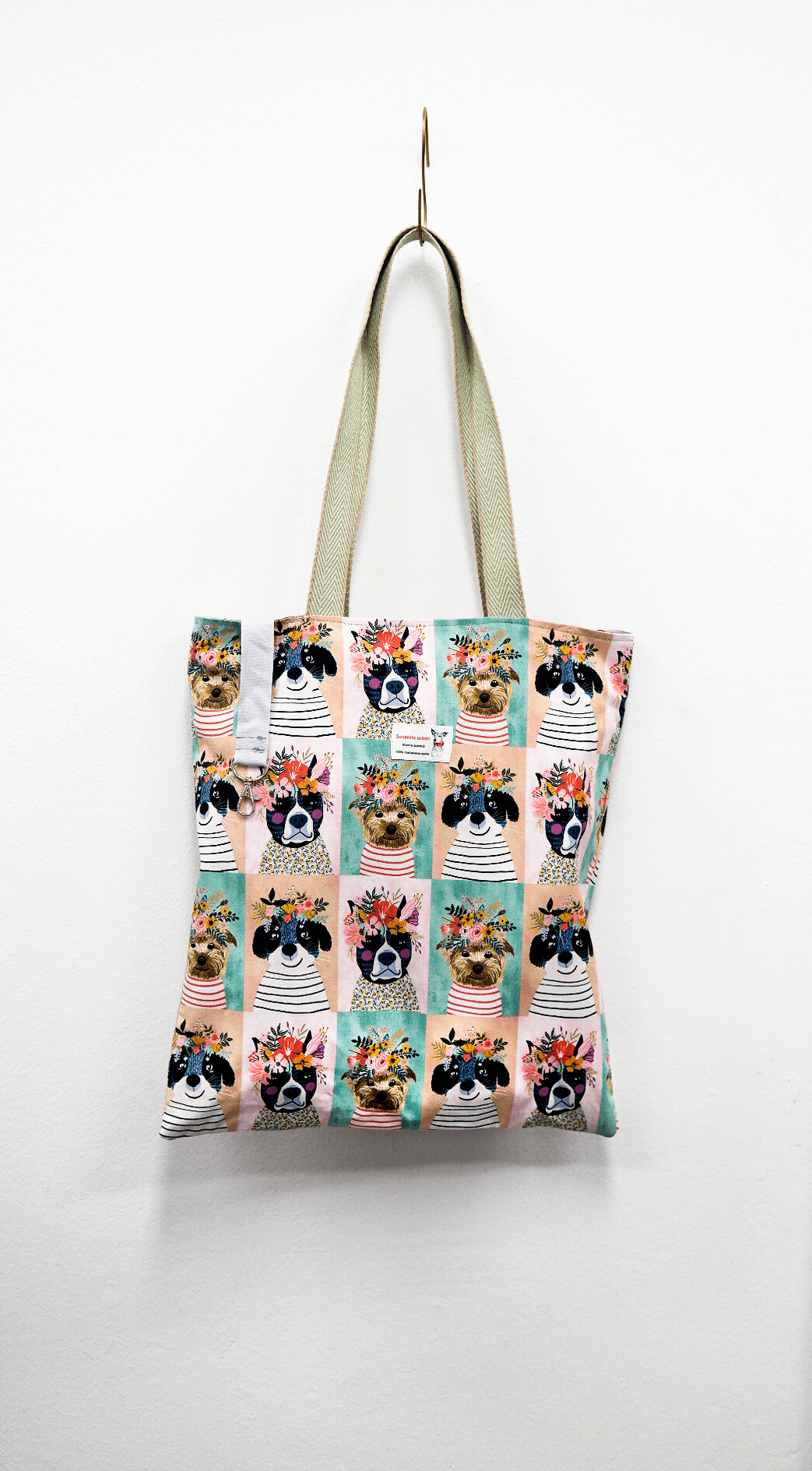 Bolso tote bag con estampado canino - Colección dog lover 5